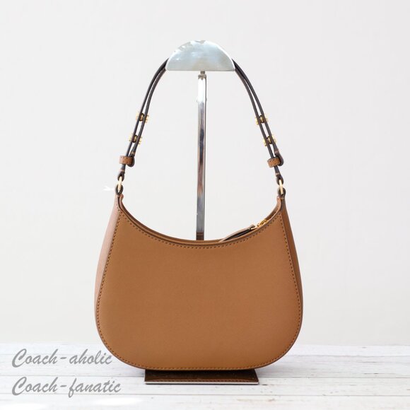 NWT Tory Burch Emerson Saffiano Leather Shoulder Bag in Moose - Picture 7 of 12